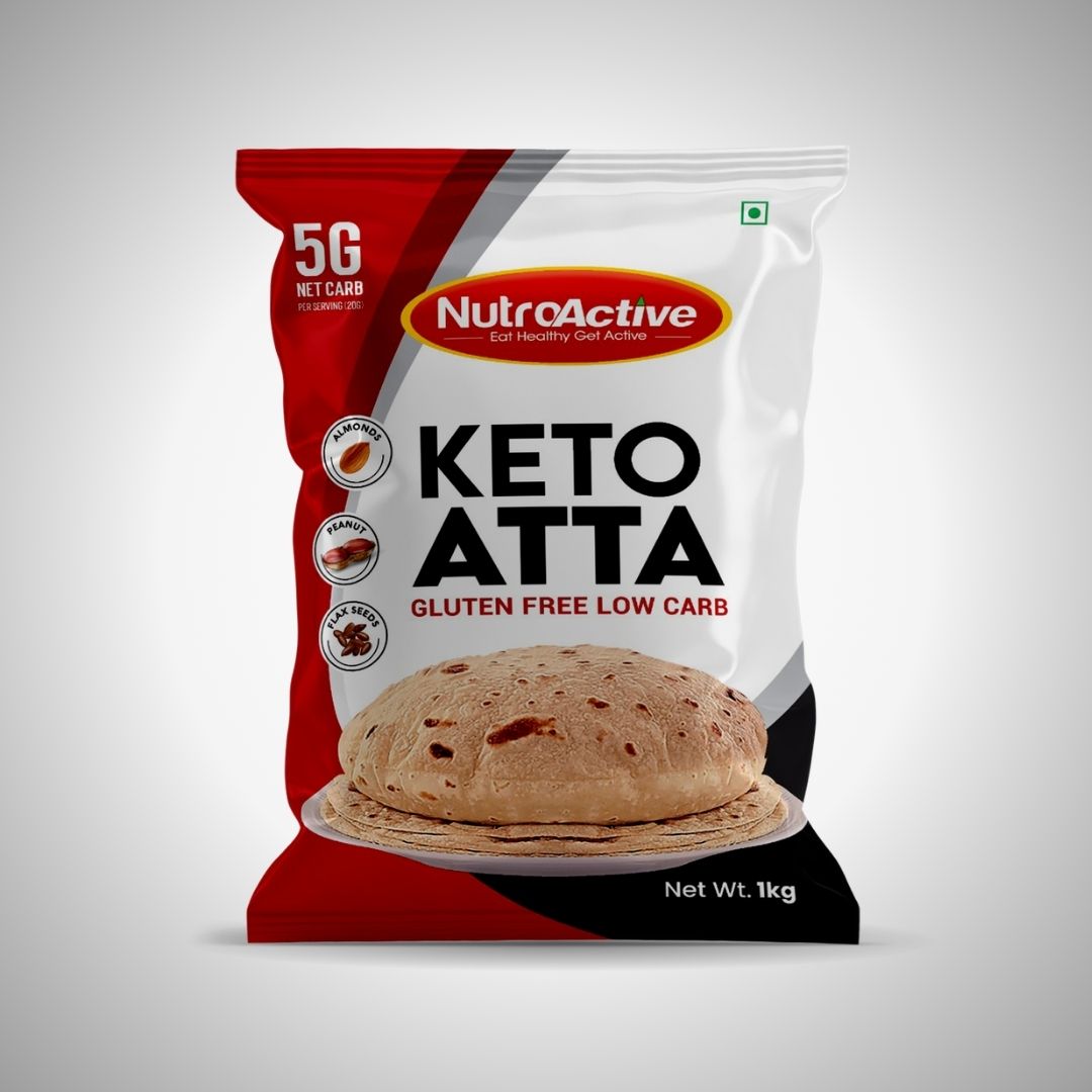 NutroActive Keto Atta Gluten Free Ultra Low Carb Flour - 1kg
