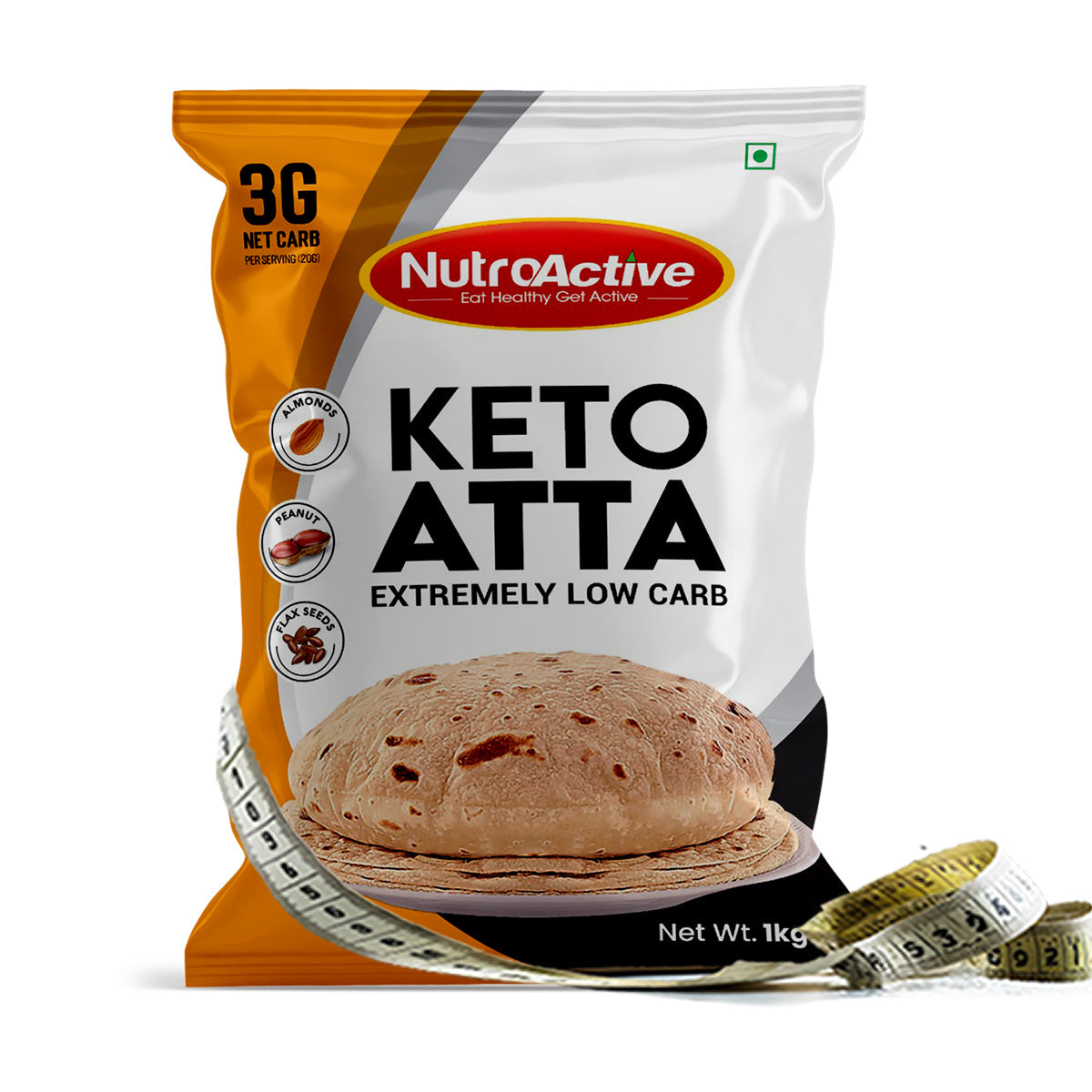 NutroActive Low Carb Keto Atta for Weight Loss | High Protein