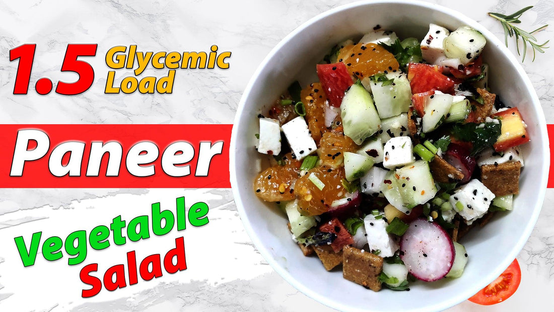 Paneer Vegetable Salad Recipe | Healthy Salad for Diabetic Patients | Diabetic Meal Ideas by Diabexy - Diabexy