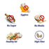health fat and high fiber snacks