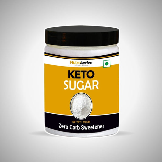 NutroActive Keto Sugar Zero Carb Sweetener 100% Sugar Free- 250g