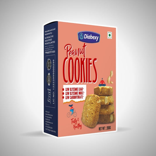 Diabexy Peanut Cookies - 200 gm
