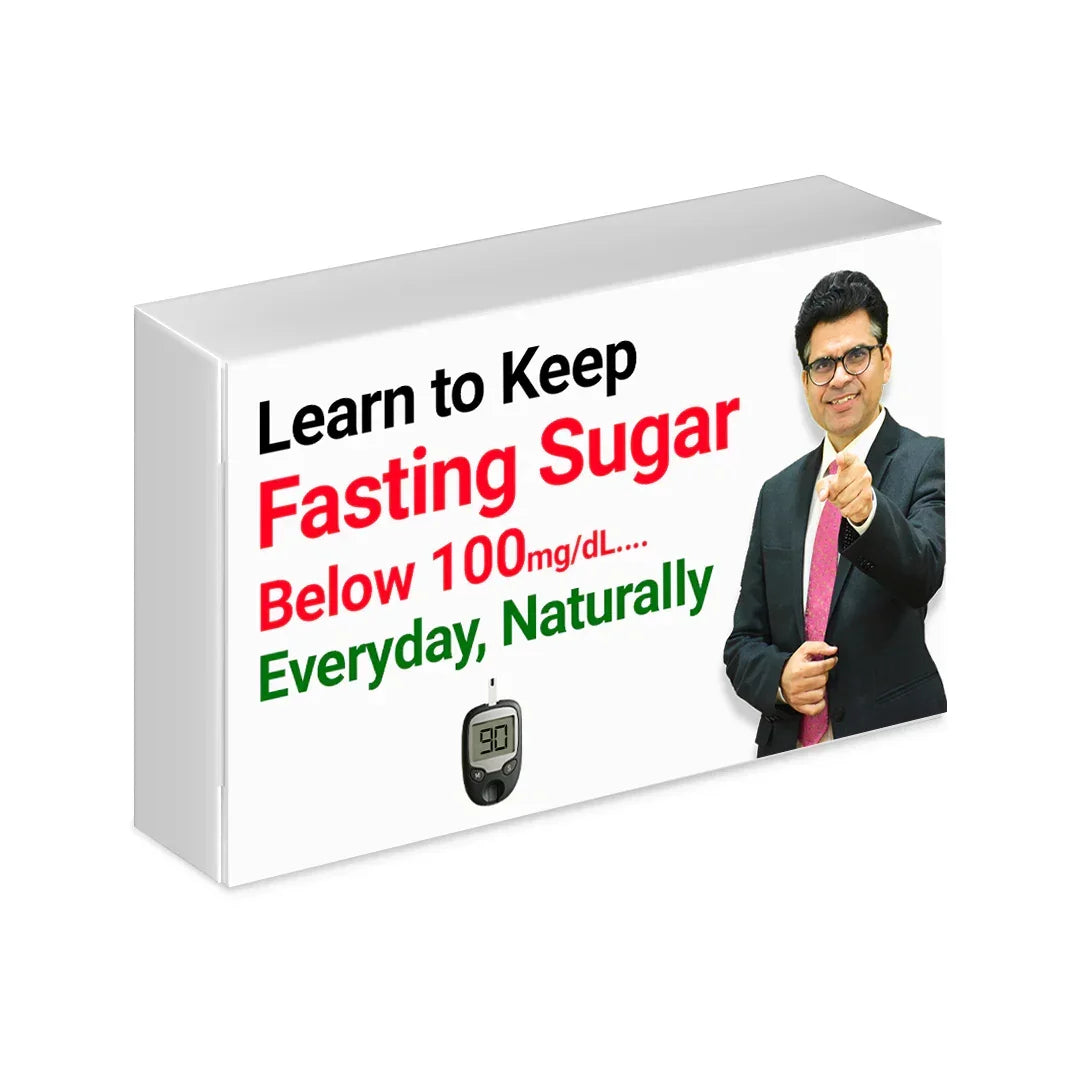 MASTERCLASS Video on Keep Your Fasting Sugar below 100mg/dL.... Everyday, Naturally [Download]