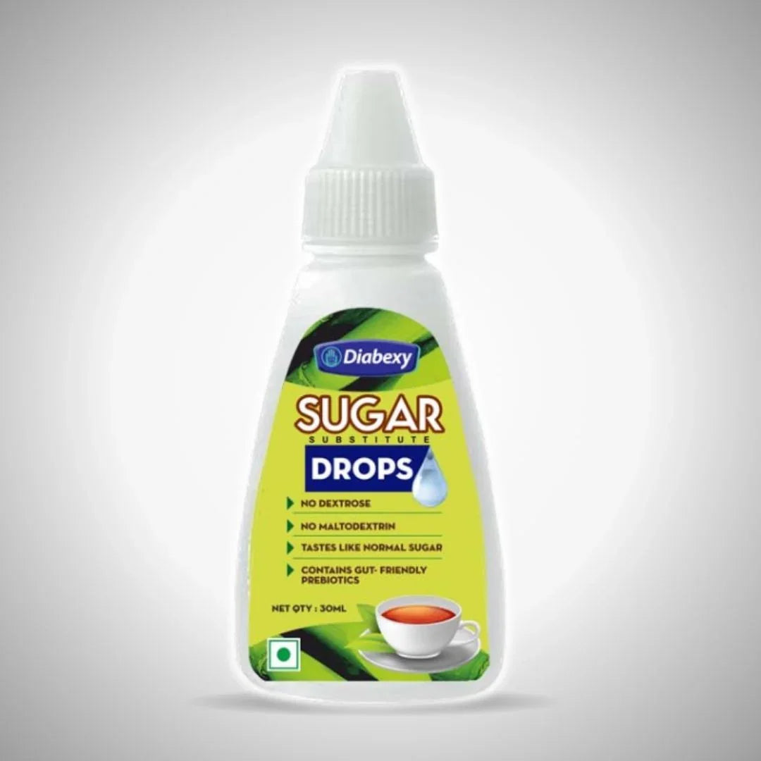 Diabexy sugar substitute drops with no dextrose and no maltodextrin for sugar free tea, liquid sweetener, and diabetic friendly sugar alternatives.