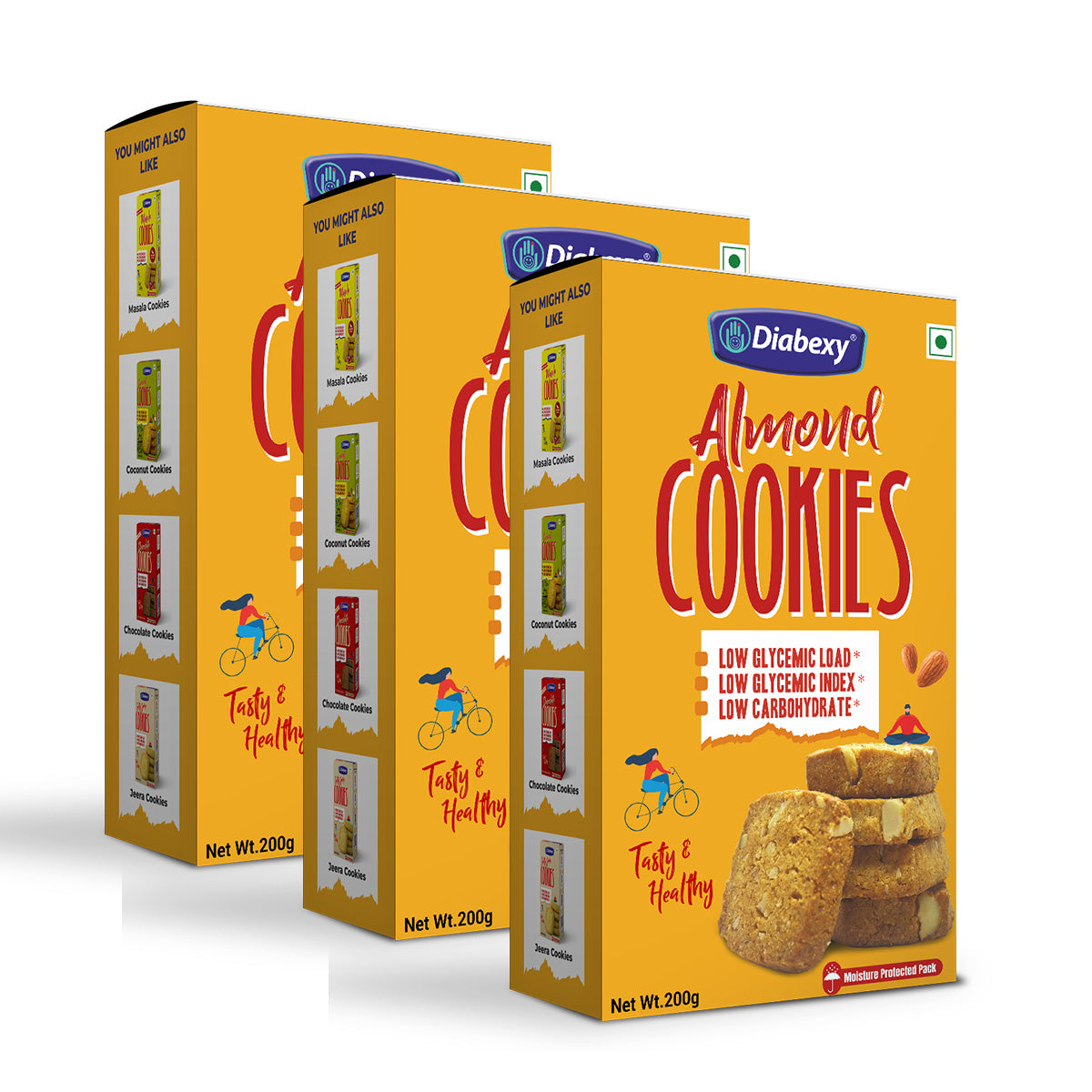 Diabexy Sugar-Free Almond Cookies - 200g