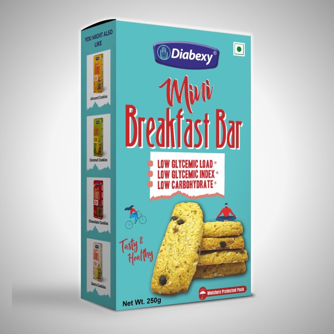 Diabexy Mini Breakfast Bar - 250g