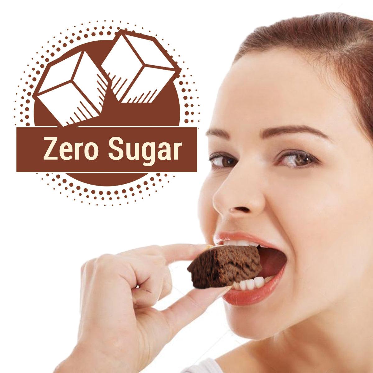 NutroActive Keto Chocolate Hazelnut Barfi Low Carb Sugar Free Sweets - 200g - Diabexy